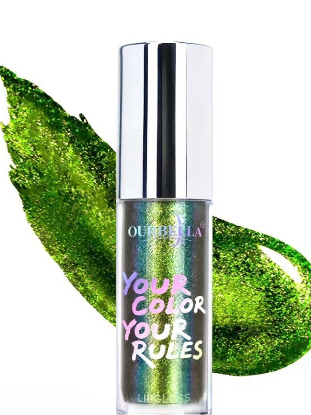 Wicked, NIB Ourbella Holographic Shimmer Hydrating Glitter Lipgloss